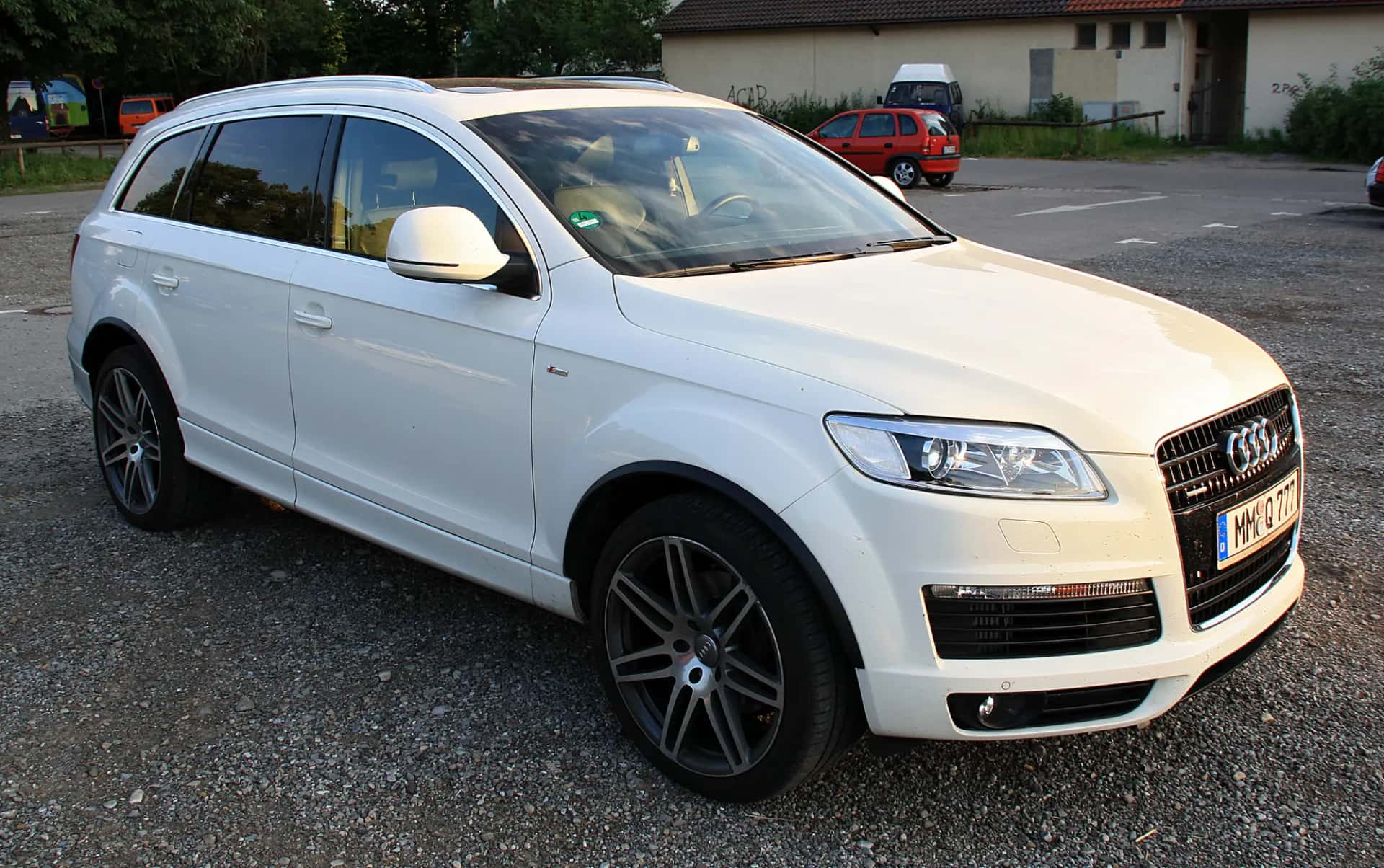 Audi Q7, grand SUV familial concerné par le malus au poids