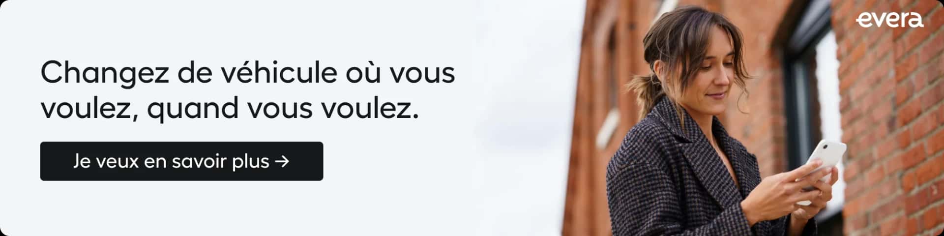 Changez de véhicule électrique o vous voulez, quand vous voulez