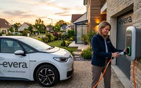 Pictogramme d'un bouclier marqué d'une coche, posé sur un disque vert d'eau